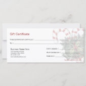 ギフト券キャンディキャン&ダークグリーンボウ (裏面)