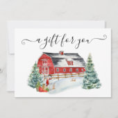 ギフト券クリスマスウィンターバーン (正面)