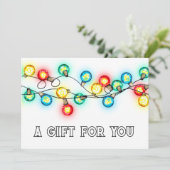 ギフト券クリスマスホリデーSting Lights (スタンド正面)