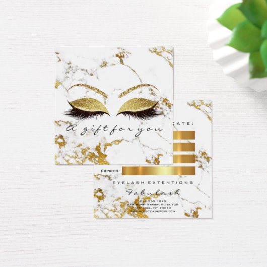 ギフト券グリッターまぶしメイクアップ白金ゴールド (デスク)