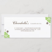 ギフト券サロントロピカルフラワーライムグリーン (裏面)