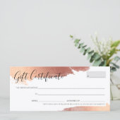 ギフト券シかわいらしックバラ金ゴールド (スタンド正面)