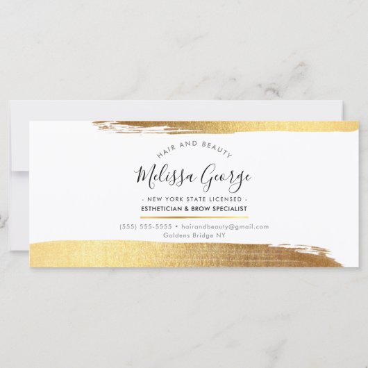 ギフト券シックエレガントギルド金ゴールド (裏面)