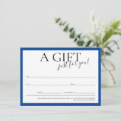 ギフト券シックエレガントビジネスブ王室のルー 招待状 (スタンド正面)