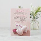 ギフト券スパバースデーパーティ招待状 招待状 (スタンド正面)