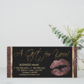 *ギフト券ダークバラ口紅ビジネス3 (スタンド正面)