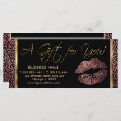 *ギフト券ダークバラ口紅ビジネス3 (正面/裏面)