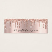 ギフト券ドリップスパークリー灰色メイクアップ小 (正面)