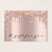 ギフト券ドリップスパークリー灰色メイクアップ強力 (正面)