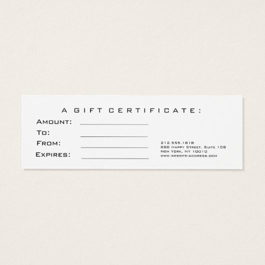 ギフト券ドリップスパークリー白メイクアップ小 (裏面)