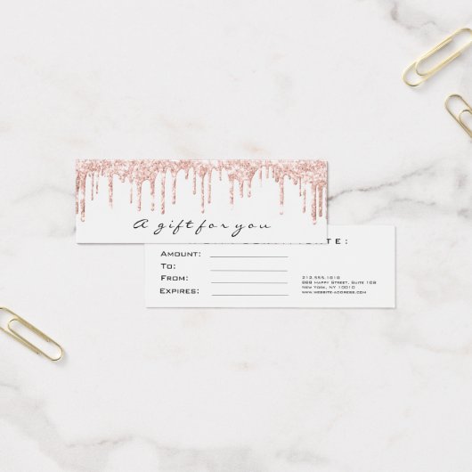 ギフト券ドリップスパークリー白メイクアップ小 (オフィス)