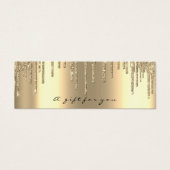 ギフト券ドリフェイクップ金ゴールドメイクアップ (正面)