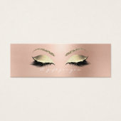 ギフト券バラ金ゴールドまばたきメイクアップホワイトピン (正面)