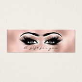 ギフト券バラ金ゴールドまぶしメイクアップ赤面 (正面)