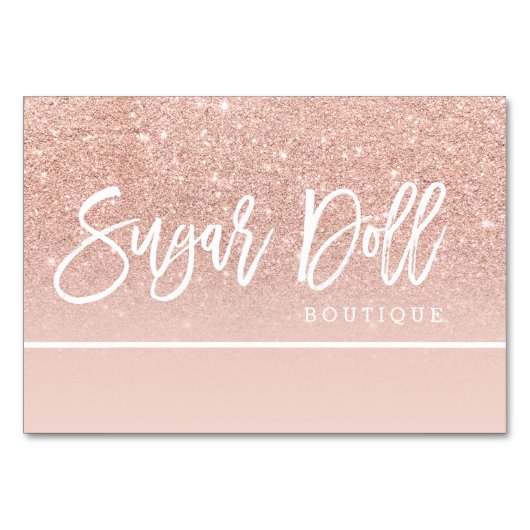 ギフト券バラ金ゴールドタイポグラフィバラ金ゴールドロゴ テーブルナンバー (正面)