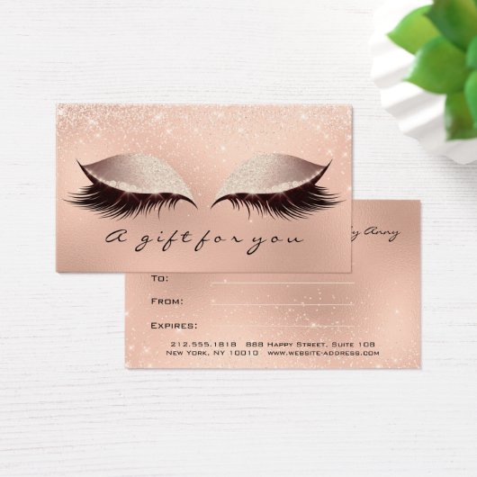 ギフト券バラSparkl Lash Extensionメイクアップ (デスク)