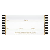 ギフト券ピンクの口紅 ラックカード (裏面)