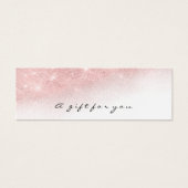 ギフト券ピンク金ゴールドまぶしメイクグラデーション (正面)