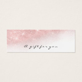 ギフト券ピンク金ゴールドまぶしメイクグラデーション