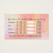 ギフト券ピーチバラグラデーションまつメイクアップ (裏面)