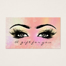 ギフト券ピーチバラグラデーションまつメイクアップ