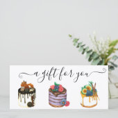 ギフト券ベーキングベーカリーケーキ (スタンド正面)