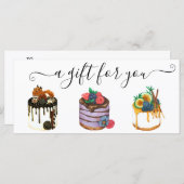 ギフト券ベーキングベーカリーケーキ (正面/裏面)