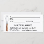 ギフト券ベーキング転がベーカリーの暗証番号 (裏面)