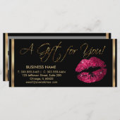 ※ギフト券ホットピンクリップスティック事業 (正面/裏面)