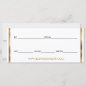 ギフト券ホットピンク口紅ビジネス2 (裏面)