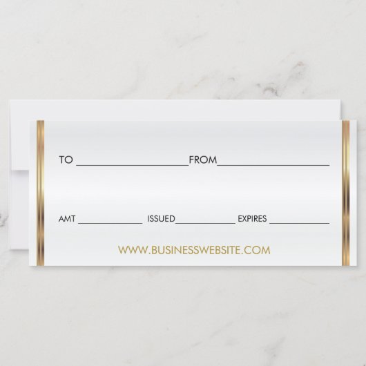 *ギフト券ホットピンク口紅ビジネス2 (裏面)