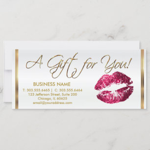 *ギフト券ホットピンク口紅ビジネス2