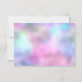 ギフト券ホログラフピンクのメイクアップ遺骨 (裏面)