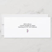 ギフト券マーケティングキットテンプレート (裏面)