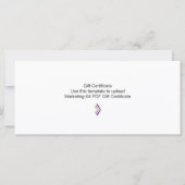 ギフト券マーケティングキットテンプレート (正面)