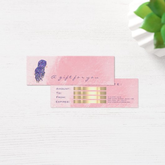 ギフト券マーメイド美容師メイクアップ (デスク)