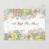 ギフト券伝票ストアビジネス ポストカード (裏面)