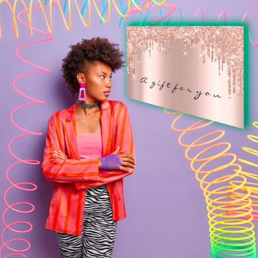 ギフト券爪、 ネイルメイクアップまつ毛バラ滴 名刺