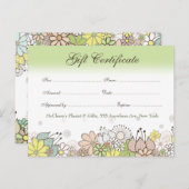 ギフト券証明書ストアビジネス ポストカード (正面/裏面)