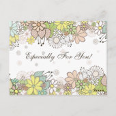 ギフト券証明書 店舗ビジネス ポストカード (裏面)