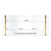 ギフト券金ゴールドリップ💋紙吹雪 ラックカード (裏面)