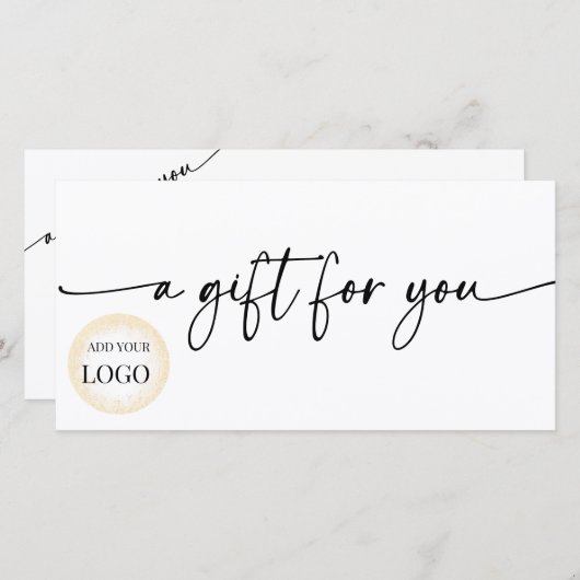 ギフト券 (正面/裏面)