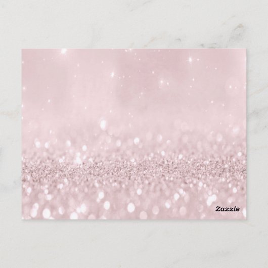 ギフト券 まつげエクステ メイク グレー ピンク ポストカード (裏面)