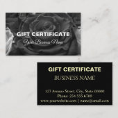 ギフト券、ギフト名刺 名刺 (正面/裏面)