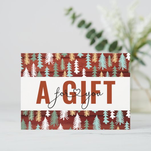 ギフト券 |クリスマス|冬の木 (スタンド正面)