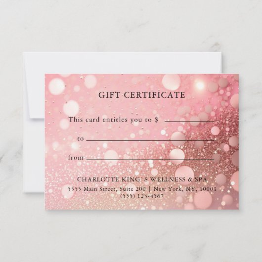 ギフト券 |グリッター (裏面)