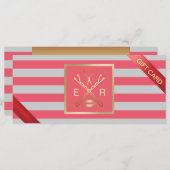 ギフト券 |コーラルモダングレー美しいサロン (正面/裏面)