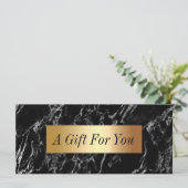 ギフト券 |ダークモダンマーブル金ゴールドラベル (スタンド正面)