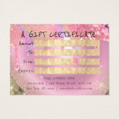 ギフト券 ネイル ピンク メイク ドリップス QRコード (裏面)