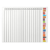 ギフト券 ノートパッド (正面)